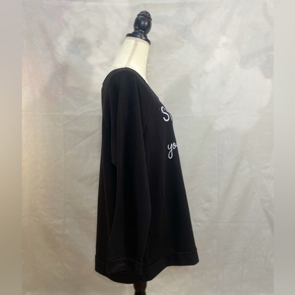 Brand: Next Level Apparel | Color: Black | Long Sleeve| Top | Size: XXL - Picture 3 of 9